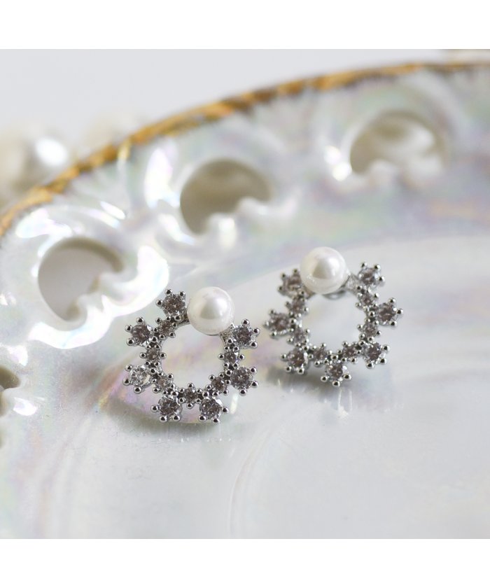 マ シェール コゼット Ma Chere Cosette パール サークルのキラキラピアス シルバー マ シェール コゼット Ma Chere Cosette Magaseek マ シェール コゼット Ma Chere Cosette パール サークルのキラキラピアス シルバー マ シェール コゼット Ma Chere Cosette Magaseek
