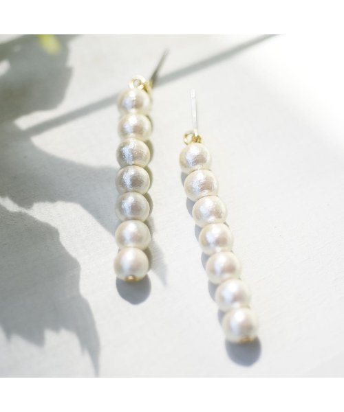 セール マ シェール コゼット Ma Chere Cosette コットンパール連なりピアス パール 503229628 マ シェール コゼット Ma Chere Cosette Magaseek