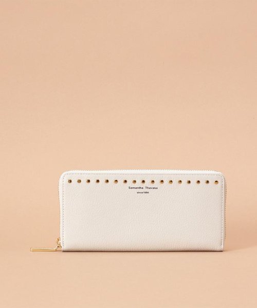 スタッズデザイン ラウンドジップ長財布 サマンサタバサ Samantha Thavasa Magaseek スタッズデザイン ラウンドジップ長財布 サマンサタバサ Samantha Thavasa Magaseek