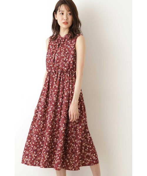 セール ナチュラルビューティーベーシック Natural Beauty Basic 洗える フラワープリントワンピース Magaseek