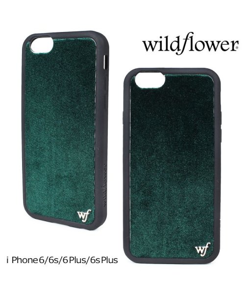 wildflower(ワイルドフラワー)/wildflower ワイルドフラワー iPhone 8 7 6 6s ケース スマホ 携帯 アイフォン レディース グリーン GVEL /その他