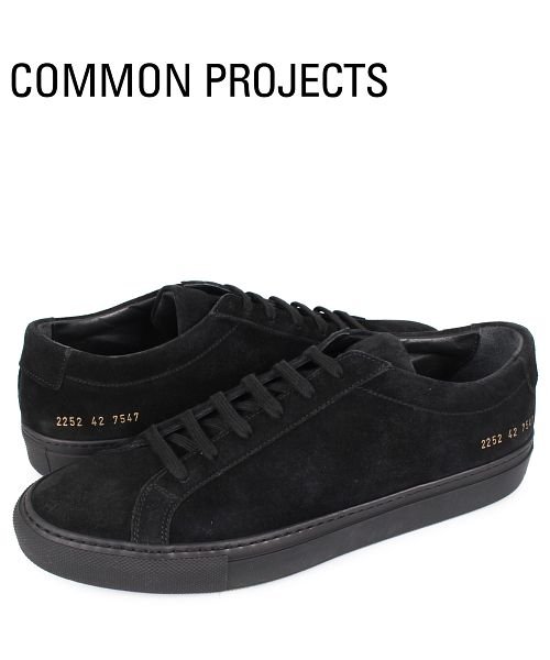 クーポン開催中 セール 9 Off コモンプロジェクト Common Projects アキレス ロー スエード スニーカー メンズ Achilles Low Suede ブラック 黒 2252 コモンプロジェクト Commonprojects Magaseek