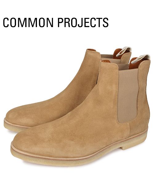 コモンプロジェクト Common Projects チェルシー ブーツ サイドゴアブーツ メンズ CHELSEA BOOT IN SUEDE ベージュ  2260