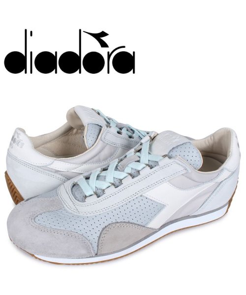 ディアドラ Diadora ヘリテージ エキップ イタリア スニーカー メンズ Heritage Equipe Italy ライト ブルー 504 ディアドラ Diadora Magaseek