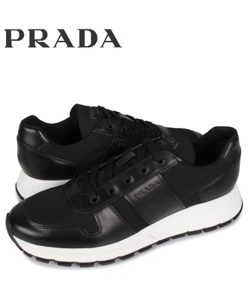 PRADA(プラダ)/プラダ PRADA スニーカー メンズ PRAX 01 SNEAKER NYLON ブラック 黒 4E3463'/その他