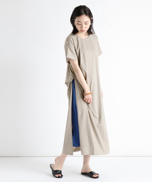 セール Radiate サイドスリット プリーツワンピース ラシュッド Lasud Magaseek
