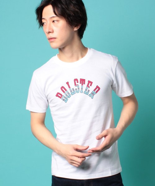 STYLEBLOCK(スタイルブロック)/アメカジプリント半袖Tシャツ/Bホワイト