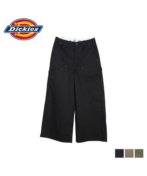 ディッキーズ Dickies ワークパンツ パンツ ワイドパンツ レディース Twill Wide Legpants ブラック ベージュ カーキ 黒 Dk007 ディッキーズ Dickies Magaseek
