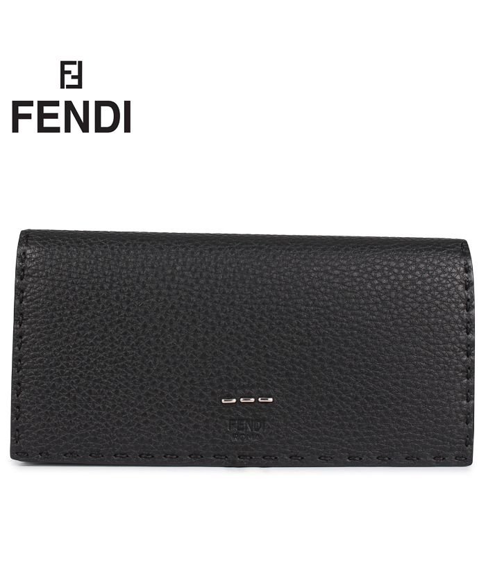 フェンディ Fendi 財布 長財布 メンズ Wallet ブラック 黒 7m0186 フェンディ Fendi Magaseek