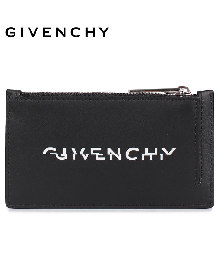 ジバンシィ GIVENCHY パスケース カードケース ID 定期入れ 財布 ミニ財布 メンズ CARD HOLDER ブラック 黒 BK6001'