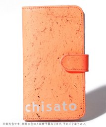 tsumori chisato CARRY(ツモリチサトキャリー)/スクラッチ手帳型スマホケース/オレンジ