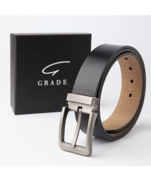 GRADE(GRADE)/GRADE メンズ 本革 レザーベルト/ブラック