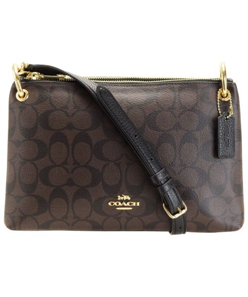 COACH(コーチ)/コーチ COACH 斜めがけショルダーバッグ シグネチャー アウトレット f76646imaa8 | ショルダー バッグ バック かばん 鞄 肩掛け 斜め掛け /ブラウン