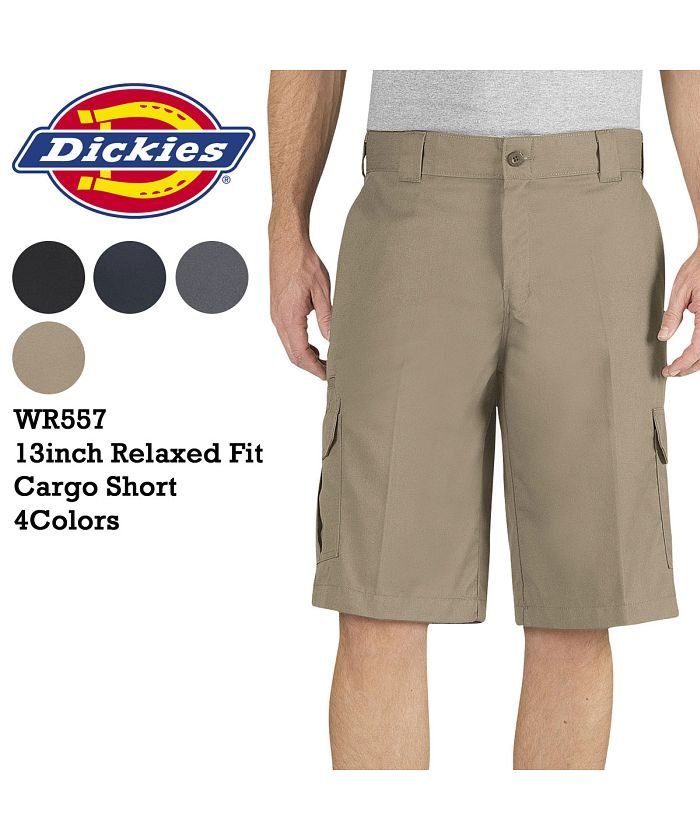 ディッキーズ Dickies ハーフパンツ パンツ ショートパンツ メンズ 13inch Relaxed Fit Cargo Shor ブラック ダーク ネイビ ディッキーズ Dickies Magaseek