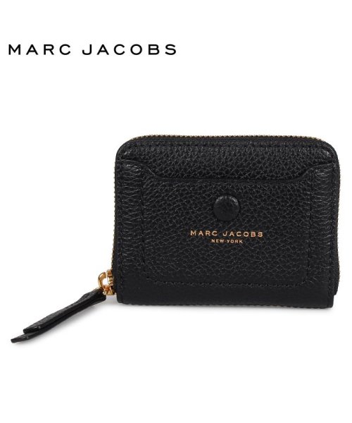  Marc Jacobs(マークジェイコブス)/マークジェイコブス MARC JACOBS 財布 コインケース 小銭入れ レディース ラウンドファスナー 本革 EMPIRE CITY LEATHER ZIP /ブラック