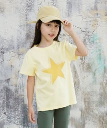 子供服Bee(子供服Bee)/おちゃめなプリント半袖トップス/ライトイエロー