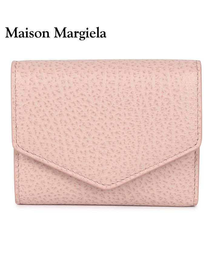メゾンマルジェラ MAISON MARGIELA 財布 三つ折り ミニ財布 レディース WALLET ピンク S56UI0136'