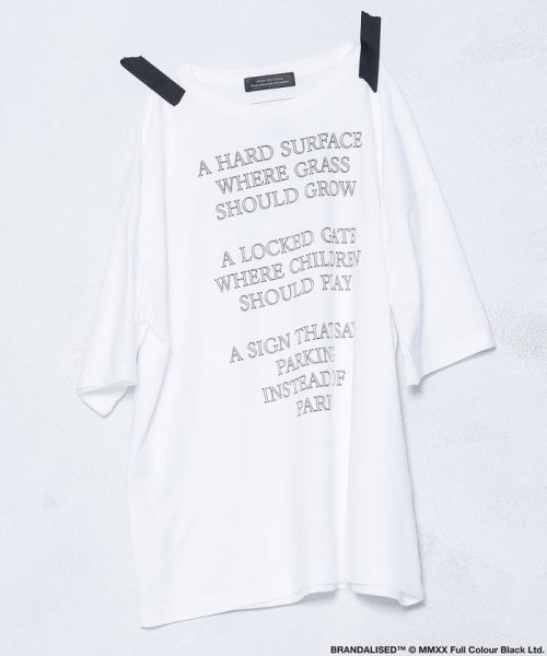 nano・universe(ナノ・ユニバース)/《WEB限定》BKS BIG Tシャツ「PARKING」/ホワイト