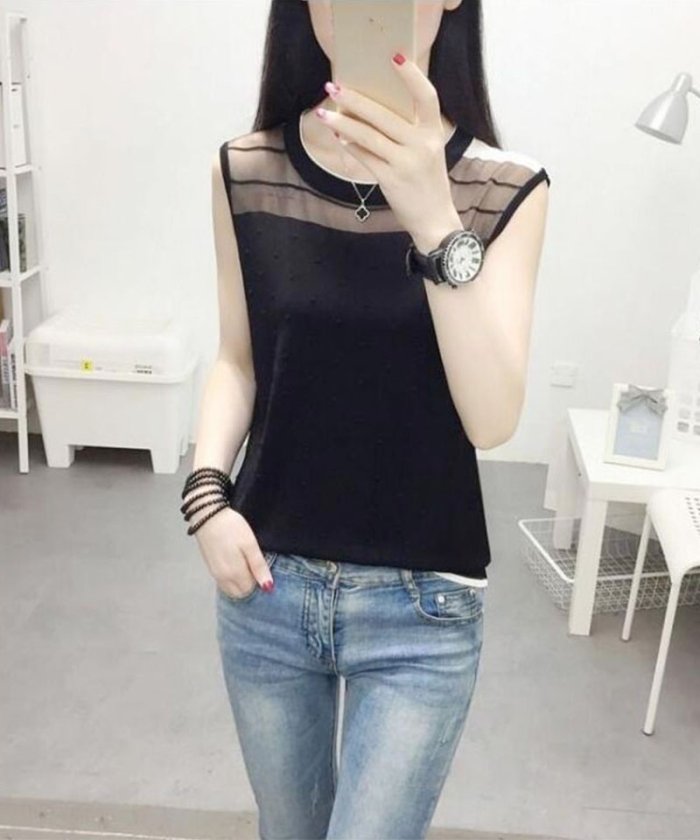 ノースリーブtシャツ レディース 大きめ カジュアル インナー ゆたっり セイヘイショップ Seiheishop Magaseek