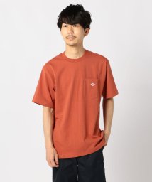 GLOSTER(GLOSTER)/【DANTON/ダントン】ポケット付Tシャツ JD－9041/レンガ