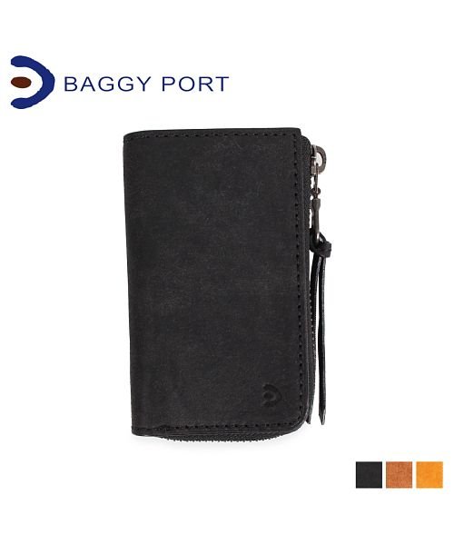 BAGGY PORT(バギーポート)/BAGGY PORT バギーポート キーケース キーホルダー メンズ レディース BUONA ブラック キャメル イエロー ブルー 黒 ZYS2405/ブラック