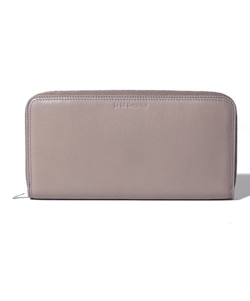 J&M DAVIDSON(ジェイアンドエム　デヴィッドソン)/【J&M DAVIDSON】Zip Around Wallet/PaleGrey