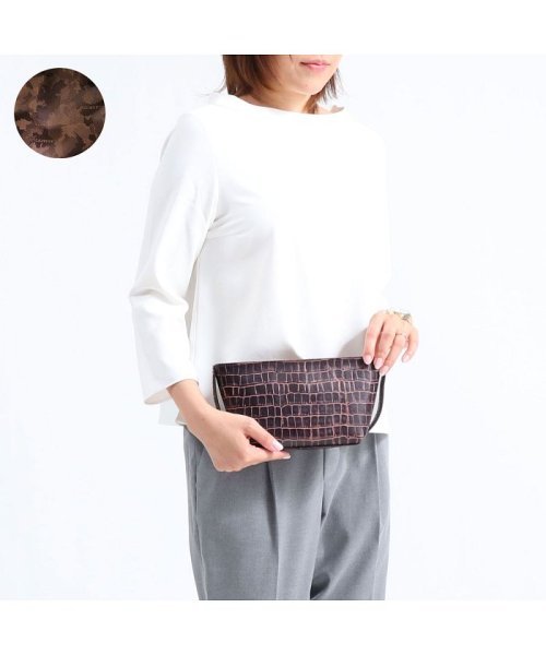 aniary(アニアリ)/【正規取扱店】アニアリ クラッチバッグ aniary クラッチ 本革 Tint Embossing Leather Clutch バッグ 27－08000/ワイン