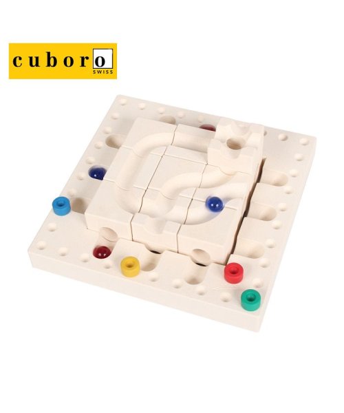 Cuboro(キュボロ)/キュボロ Cuboro トリッキーウェイ ファサール 知育玩具 ボードゲーム キッズ TRICKY WAYS FASAL ベージュ OCB0001/その他