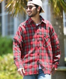ビッグシルエットチェックシャツ 長袖シャツ メンズ カジュアル チェック ネル 長袖 シャツ ビッグシルエット ジギーズショップ Jiggys Shop Magaseek