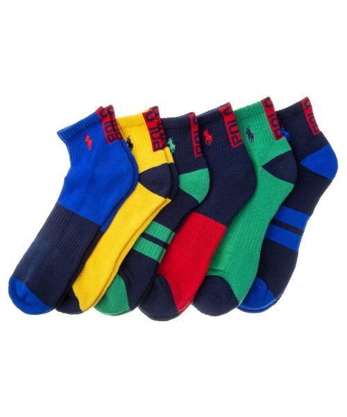 POLO RALPH LAUREN(POLO RALPH LAUREN)/【メンズ】POLO RALPH LAUREN　824335PK　SOCKS 6足セット/ネイビー系