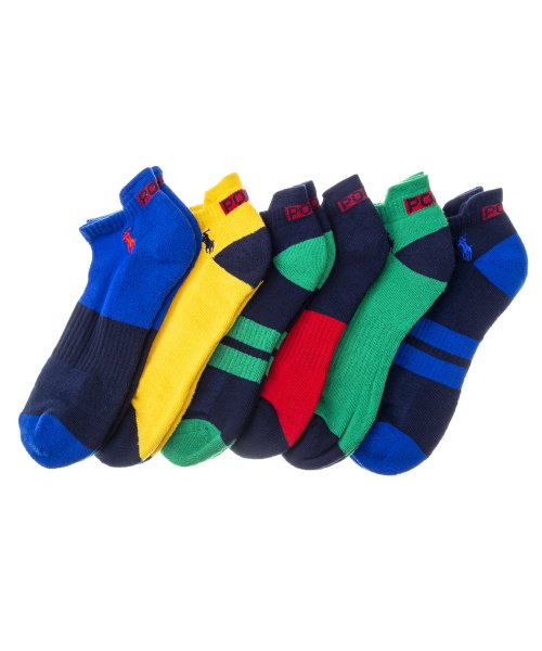 セール メンズ Polo Ralph Lauren 7335pk Socks 6足セット ポロラルフローレン Polo Ralph Lauren Magaseek