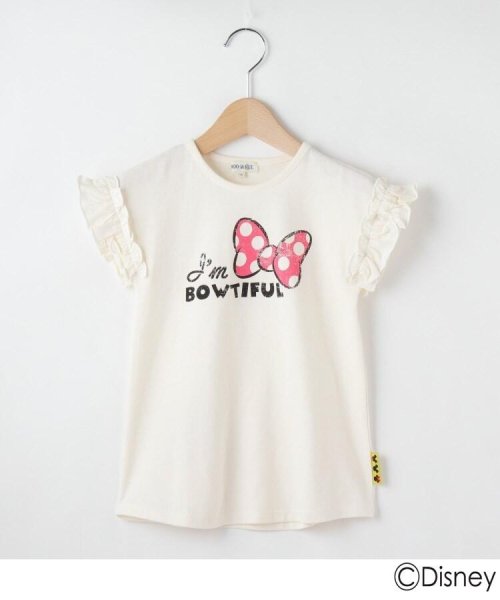 セール Disney ディズニー ミニーマウス デザイン 袖フリルバックスタイルtシャツ シューラルーキッズ Shoo La Rue Kids Magaseek