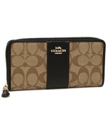 COACH(コーチ)/コーチ 財布 アウトレット COACH F54630 IMO5l アコーディオン ジップ ウォレット シグネチャー キャンバス レディース 長財布/ブラック