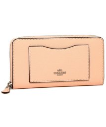 COACH(コーチ)/COACH 財布 アウトレット コーチ F54007 クロスグレインレザー アコーディオン ジップウォレット 長財布/ライトピンク