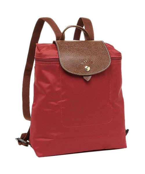 Longchamp(ロンシャン)/ロンシャン バッグ LONGCHAMP 1699 089 プリアージュ LE PLIAGE BACKPACK レディース リュック・バックパック 無地/ROUGE