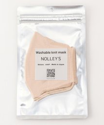 NOLLEY’S(ノーリーズ)/洗える立体ニットファッションマスク/ベージュ