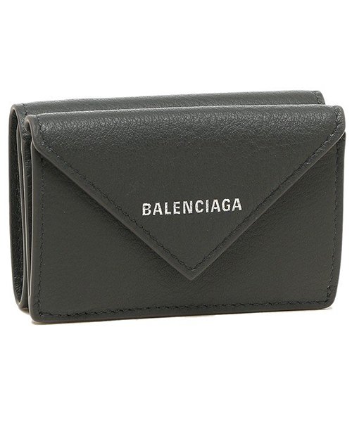 BALENCIAGA(バレンシアガ)/バレンシアガ 折財布 レディース BALENCIAGA 391446 DLQ0N 1110/グレー