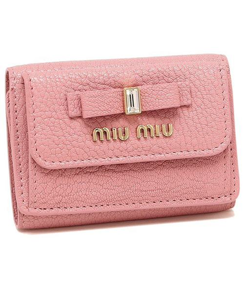 セール】ミュウミュウ 折財布 レディース MIU MIU 5MH021 2D7A F0028 ...