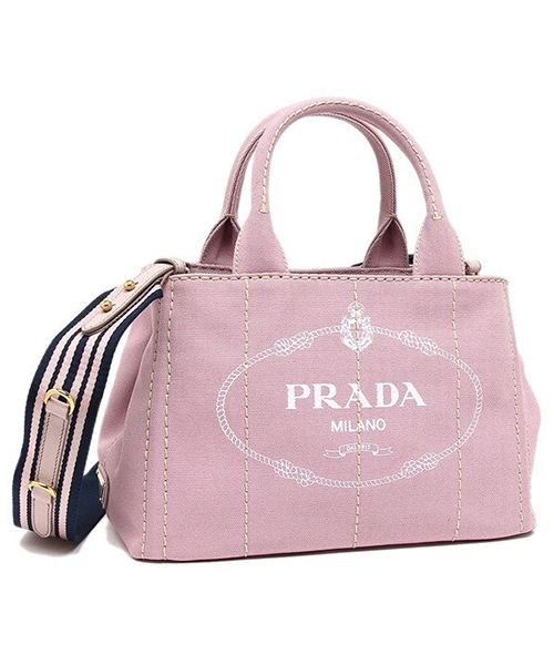 PRADA プラダ トートバッグ レディース チェーン ピンク