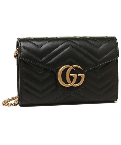 GUCCI(グッチ)/グッチ ショルダーバッグ レディース GUCCI 474575 DTD1T 1000 /ブラック