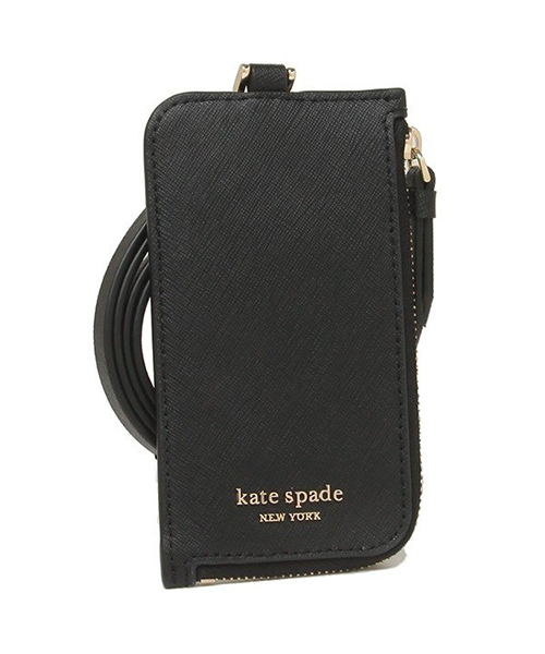 ケイトスペード カードケース パスケース コインケース アウトレット レディース KATE SPADE WLRU5450 001 ブラック