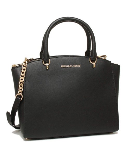 MICHAEL KORS(マイケルコース)/マイケルコース トートバッグ ショルダーバッグ アウトレット レディース MICHAEL KORS 35H7GE0S3L BLACK ブラック/ブラック