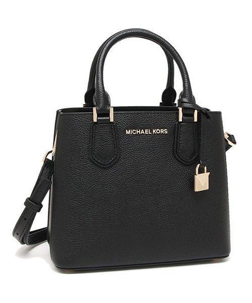 MICHAEL KORS(マイケルコース)/マイケルコース トートバッグ ショルダーバッグ レディース MICHAEL KORS 35T8GAFM2L BLACK ブラック/ブラック