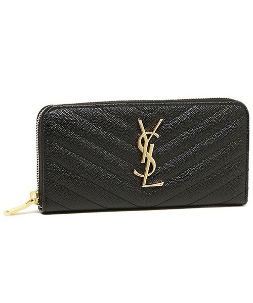 SAINT LAURENT(サンローランパリ)/サンローランパリ 財布 SAINT LAURENT PARIS 358094 BOW01 1000 MONOGRAMME YSL ZIP AROUND 長財布 /ブラック