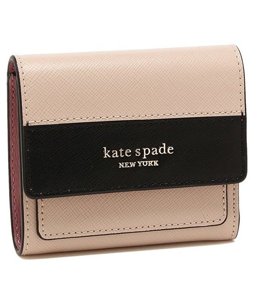 kate spade new york(ケイトスペードニューヨーク)/ケイトスペード 折財布 レディース KATE SPADE PWRU7913 195 /ベージュ