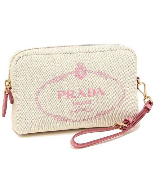 PRADA(プラダ)/プラダ ポーチ レディース PRADA 1NE021 ZPX F0N9T /ベージュ