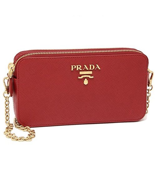 PRADA(プラダ)/プラダ ショルダーバッグ レディース PRADA 1DH010 QWA F068Z /レッド