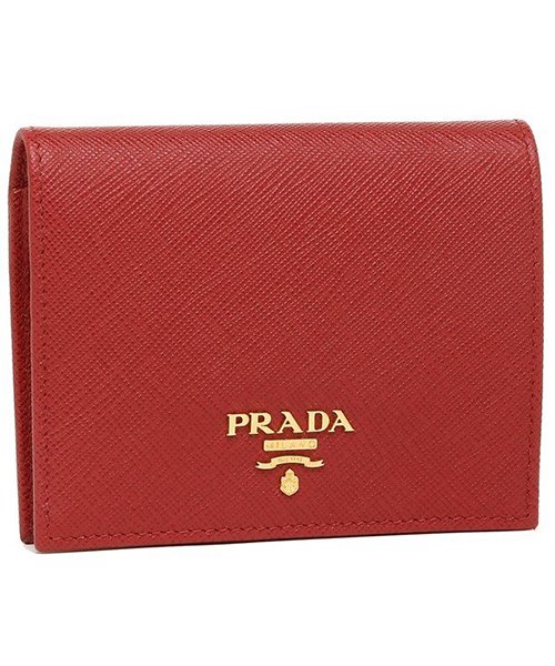 PRADA(プラダ)/プラダ 折財布 レディース PRADA 1MV204 QWA F068Z /レッド