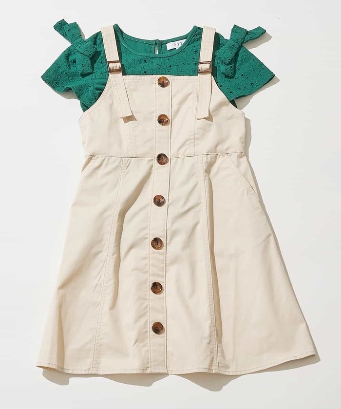 バックル ボタン キッズワンピースの人気商品 通販 価格比較 価格 Com