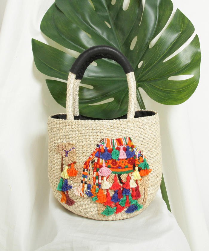 セール 70 Off Violad Oro Camel刺繍カゴバック ビアッジョブルー Viaggio Blu Magaseek